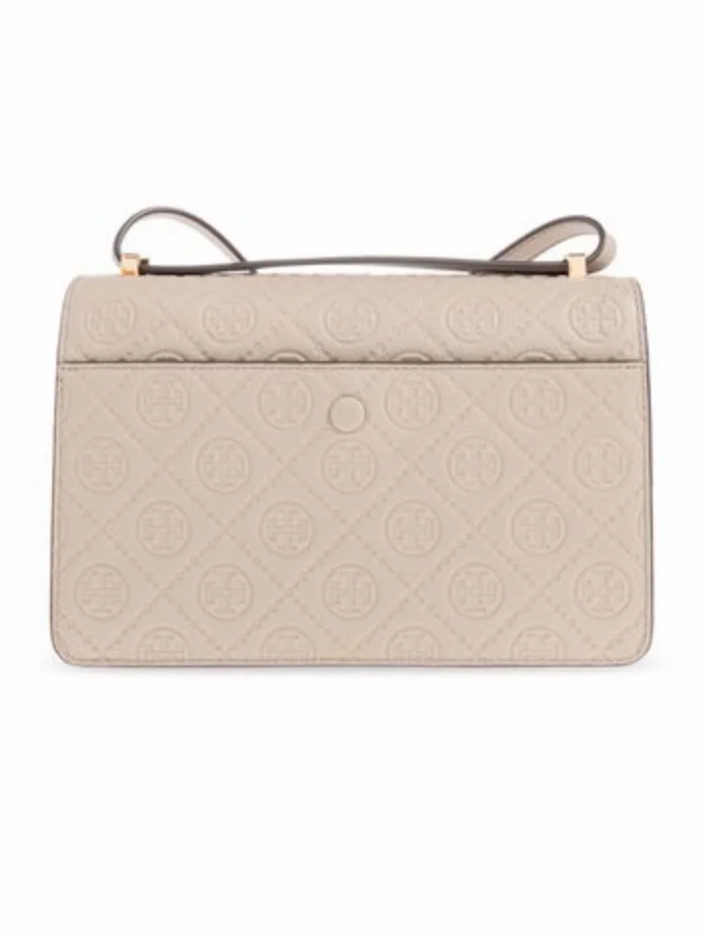 Tory Burch Blush Quilted Leather Chain Shoulder Bag